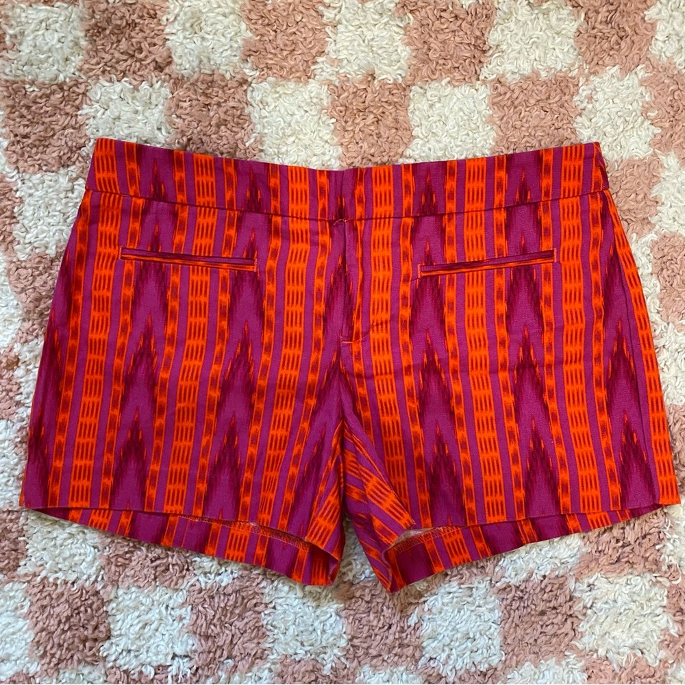GAP Printed Canvas Cotton Chino Shorts Sz 0